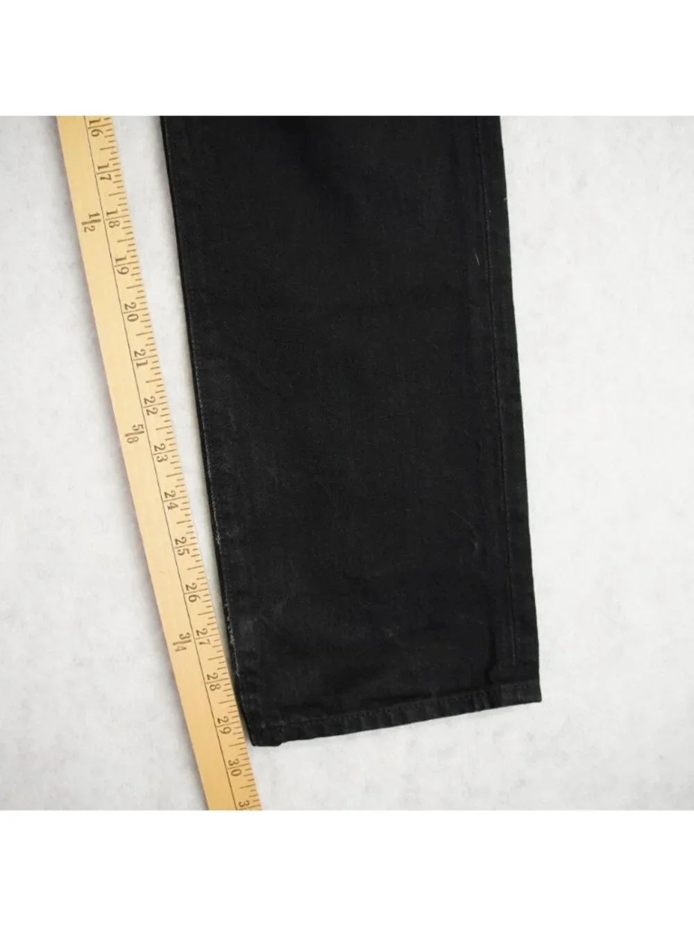 J. Crew Mens Style 484 Straight Leg Jeans W31 L30 Black Japanese Kaihara Denim